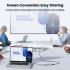 TOOCKI 6 in 1 USB-C HUB Type-C to HD 4K USB3.0 PD 100W Fast Charging SD / TF Card Reader Dock Station - Grey